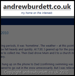 andrewburdett.co.uk screenshot name