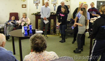 CHRISTMAS IN THE COMMUNITY_Singing carols at Neave House