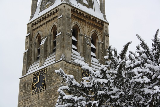 SNOW CHURCH_Snow at St Luke's Church, Maidenhead on Sunday.