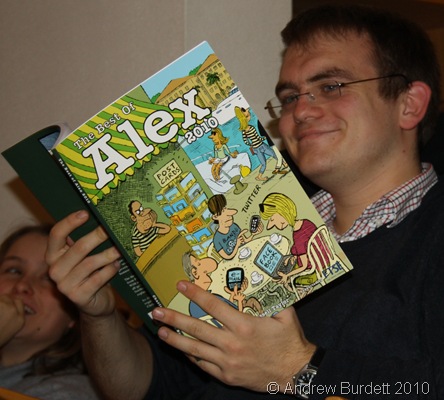 ALEX BOOK_Matthew, my brother, enjoying his new book.