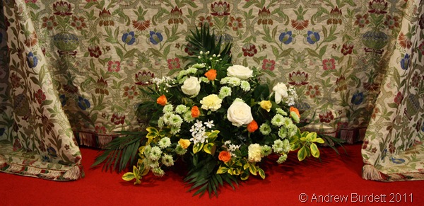 EASTER FLOWERS_A floral display at St Luke's.