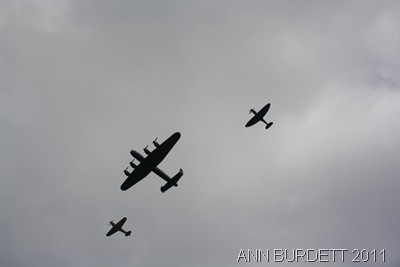 FLYOVER_Mum got this photo of the flypast.