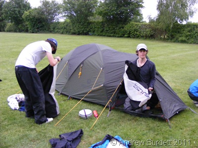 PTCHTENT_Co-DofE-ers getting ready for the evening ahead.