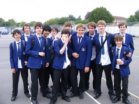 THE LADS_Me (fifth from the R) with several of my bloke friends.
