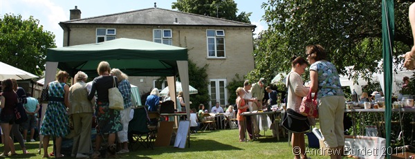 GREAT DAY_The event unfolded on the lawn of the vicarage.