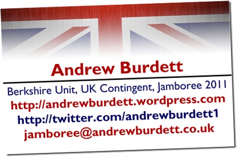 HAVE A CARD_My Jamboree business cards that I produced.