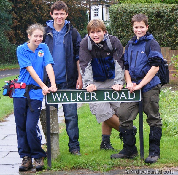 BEST FOOT FORWARD_Four of the Berkshire Unit participate in the Maidenhead Boundary Walk.