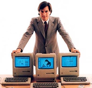 MAC MAN_Steve Jobs launched the Macintosh in 1984.