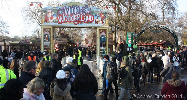 BUSY BUSY_The annual Winter Wonderland always draws crowds due to its free admission.