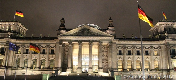CENTRAL GOVERNMENT: The home of the German government, the reconstructed Reichstag. (IMG_8067)