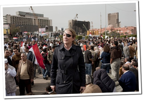 AN EYE FOR A STORY: Marie Colvin, despite losing her sight in one eye, continued to work in difficult journalistic locations, until being killed on Wednesday.