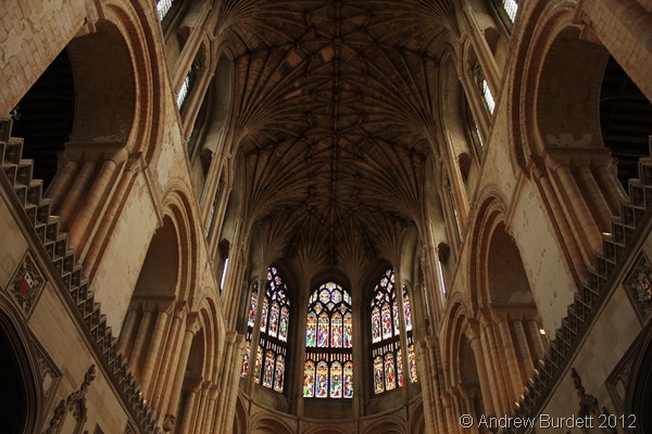 QUITE A CEILING: The impressive east end of the cathedral. (149_IMG_1875_ARB)