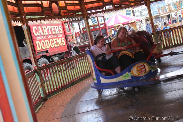 HAVING A WHALE OF A TIME: A mother and daughter ride one of the fastest rides Carters owns. (IMG_2730)