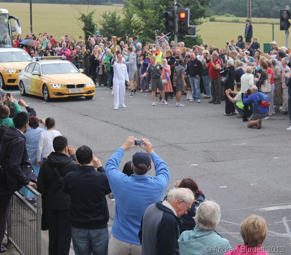 KEEP ON RUNNING: The Torch reaches the T-junction just outside the Best One corner shop. (IMG_8820_ARB)