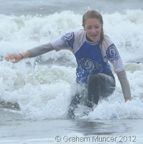 SURFER GIRL: Madi looked like a pro. (0635_20120808_DSC3428_GrahamMuncer)