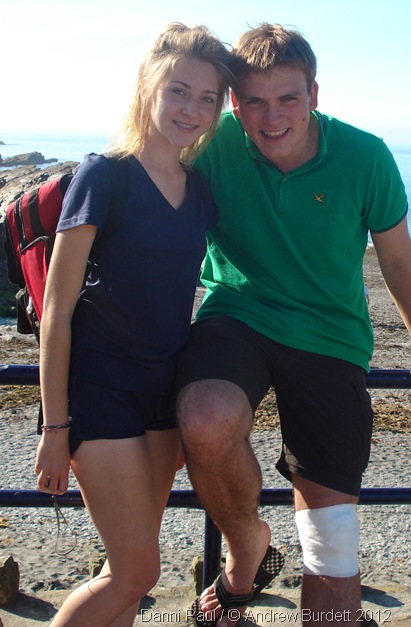 ON THE SEAFRONT: Madi and I, by the harbour at Ilfracombe. (1270_DSC04276-cropped_DanniPaul)