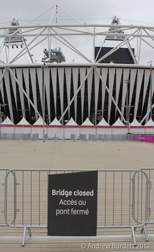 SHUTTING UP SHOP: The Olympic Stadium will be closed indefinitely after the Paralympic Closing Ceremony. (IMG_2687)