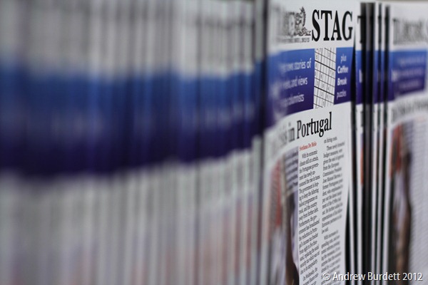 FIRST BATCH: Editions of the new-look school newsmagazine, The Stag. (IMG_3875)