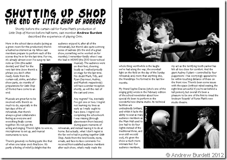 AS IT APPEARED: A version of this blogpost first appeared as an article in the FPSS The Fawn magazine.