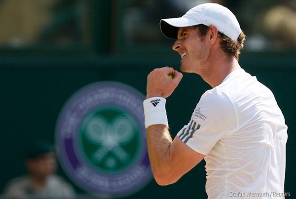 CHAMPION OF CHAMPIONS: Andy Murray won the Championships today.