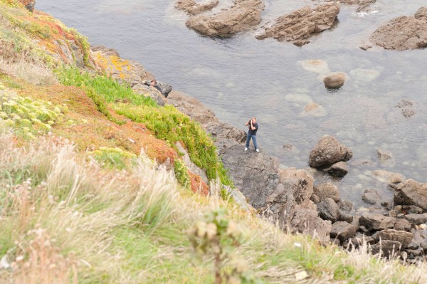 Andrew photographing the photographer, from the Lizard Point.