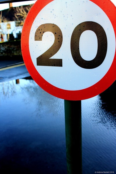 This 20mph sign may now only apply to boats.