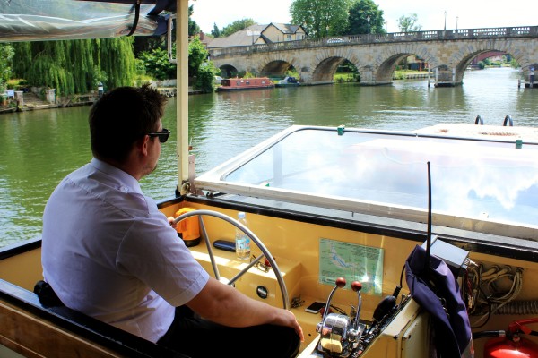 Maidenhead Bridge, as seen from the 18th birthday party boat.