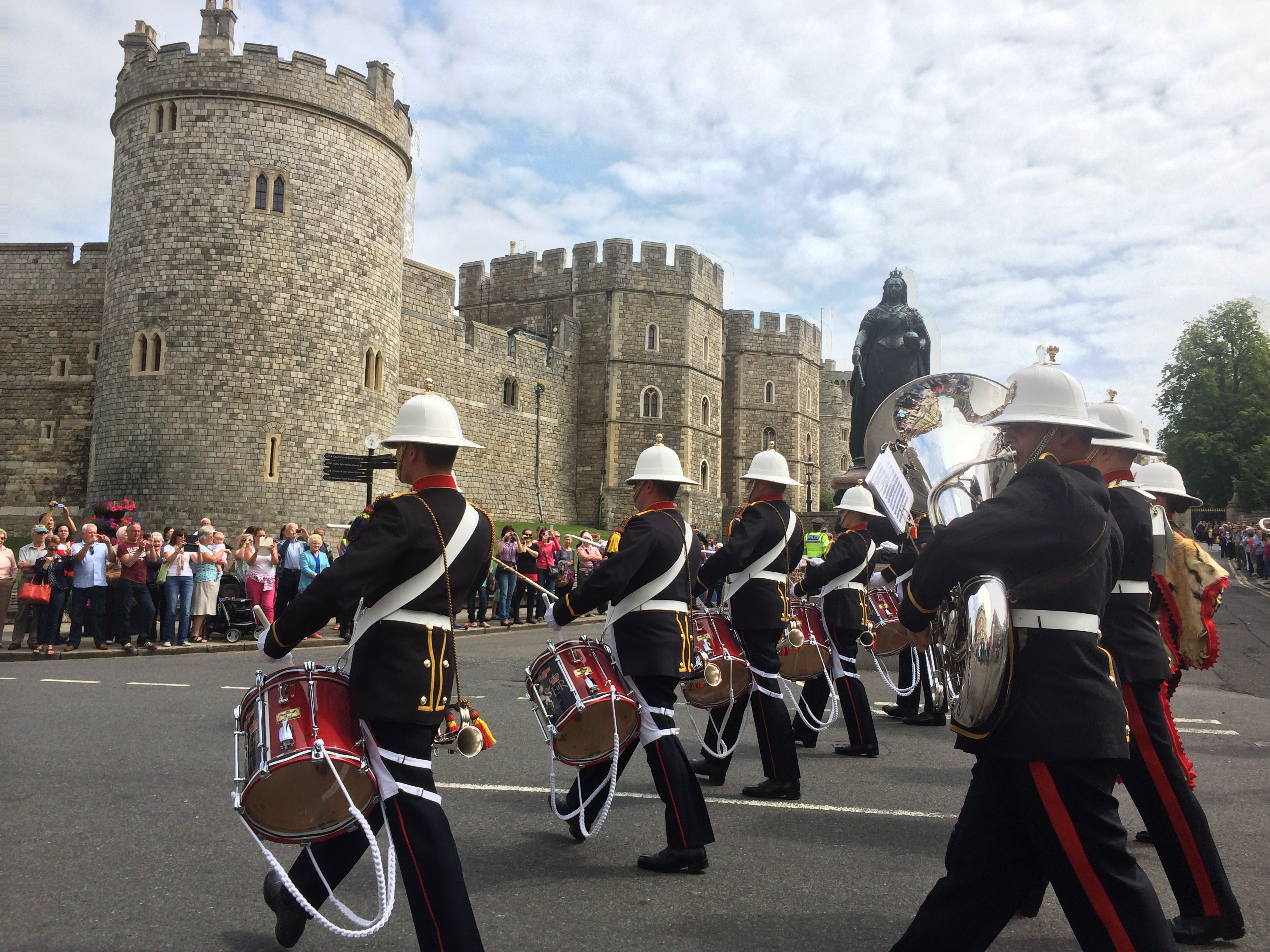 The near-daily Changing the Guard, outside Windsor Castle.
