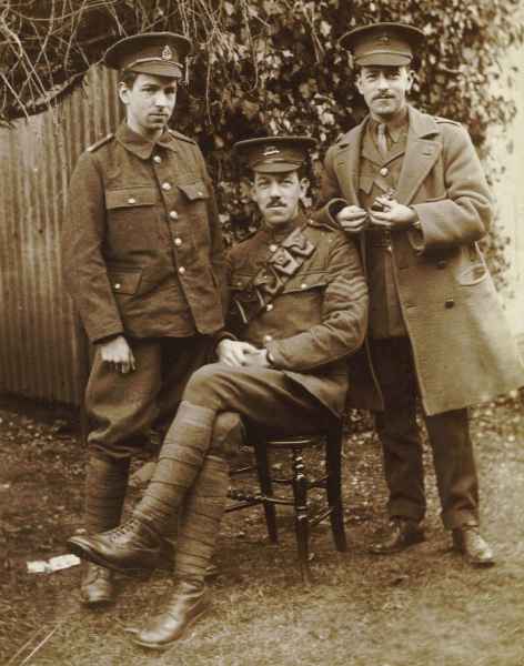 Stanley was one of five Spencer brothers, all of whom fought in WWI. Here, he is pictured in uniform on home leave. [© The Stanley Spencer Gallery]