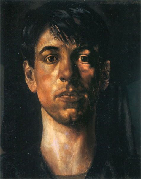 Stanley Spencer's self-portrait, painted 1914.