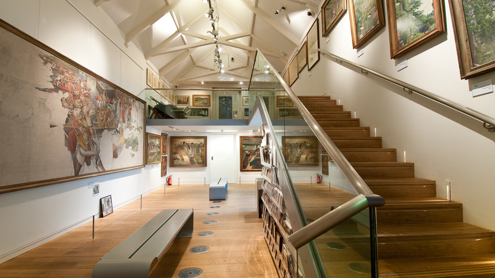 The interior of The Stanley Spencer Gallery.