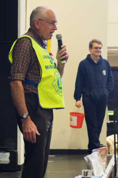 A Lions Club of Maidenhead volunteer introduced Richard Kellaway, RBWM Mayor. 