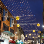 This year, the town's Christmas Lights have been revamped, with more modern designs now illuminating the High Street.