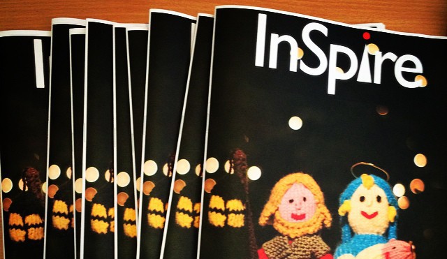 Copies of the latest (Winter 2014/15) edition of InSpire magazine – the parish newsletter of St Luke's Church, Maidenhead.