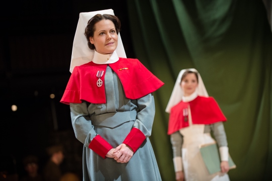 Leah Whitaker as Matron in 'The Christmas Truce'.