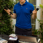 Andrew Burdett was again responsible for the church fete's PA system.