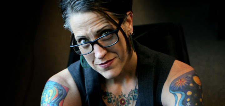 Lutheran pastor Nadia Bolz-Weber, who welcomes all at her Denver church.