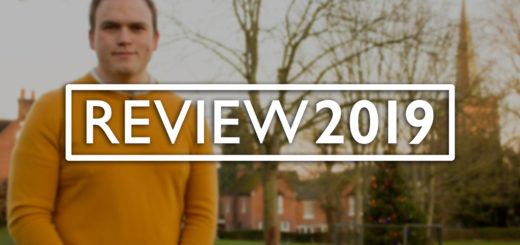 Titlecard for Andrew's REVIEW 2019 film.